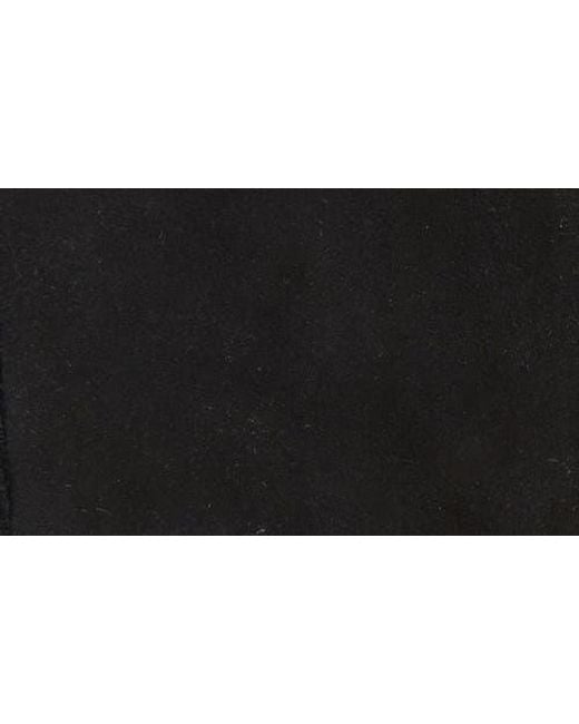 Calvin Klein Black Knit Cuff Suede Gloves for men