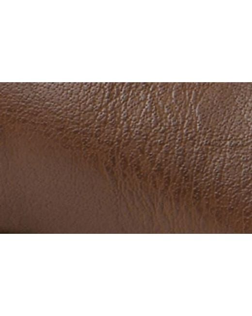 White Mountain Brown Calming Buckle Strap Flat