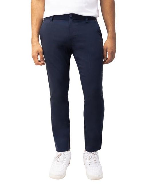 Xray Jeans Blue Hidden Zip Pocket Twill Trousers for men