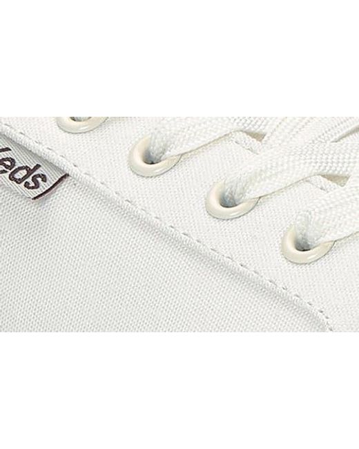 Keds White Park Platform Sneaker