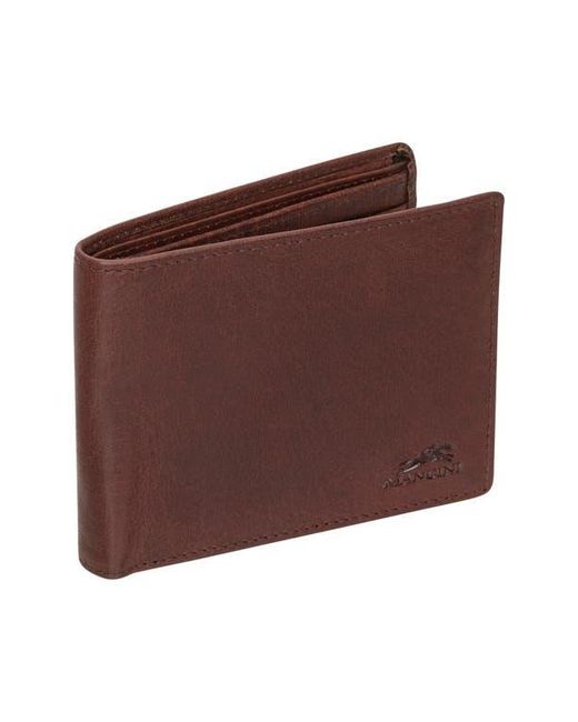 Mancini Brown Rfid Bifold Wallet for men