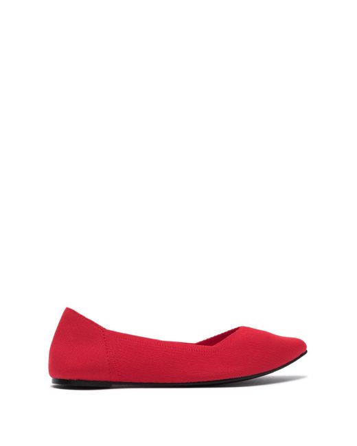 MIA Kerri Pointed Toe Flat in Red Lyst