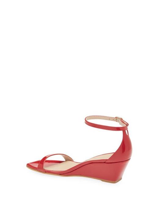 Stuart Weitzman Pink Nudistcurve Wedge Sandal