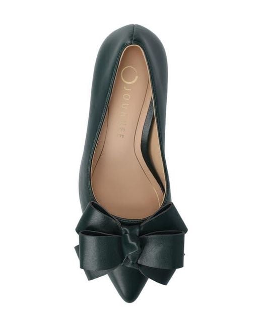 Journee Collection Blue Crystol Pump