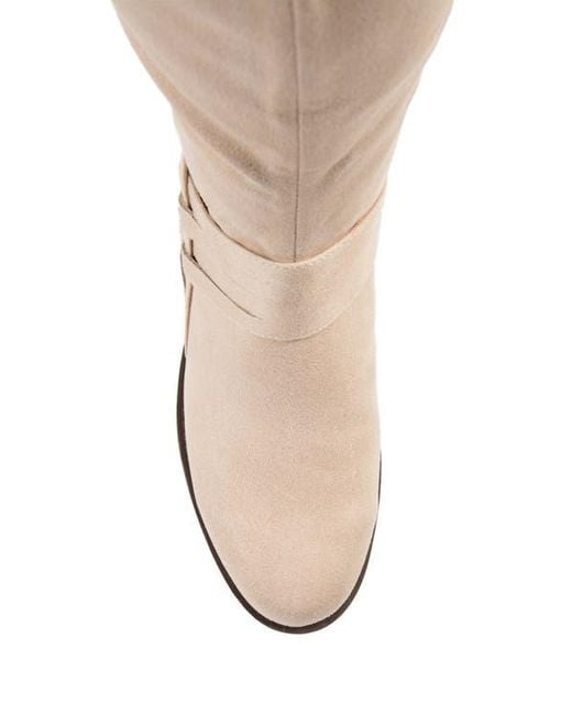 Journee Collection White Meg Boot