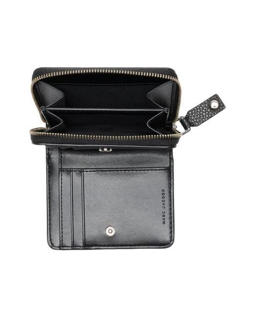 Marc Jacobs Black Bold Slg Mini Compact Wallet