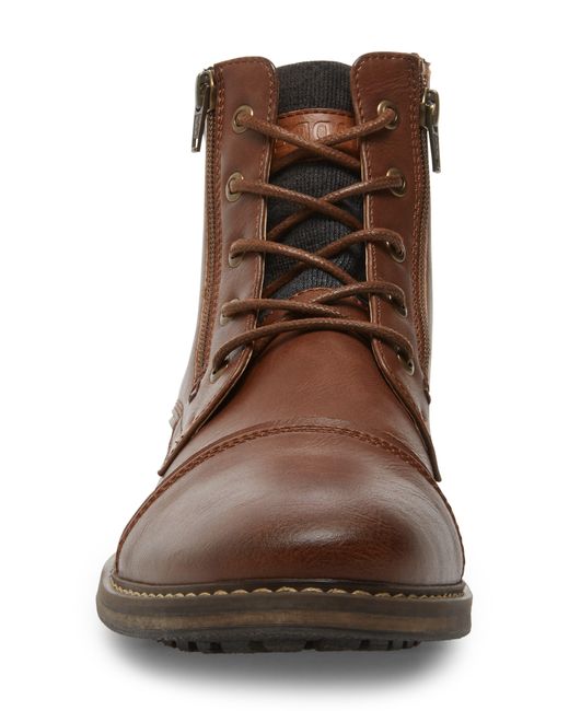 Madden Truss Cap Toe Boot In Cognac At 