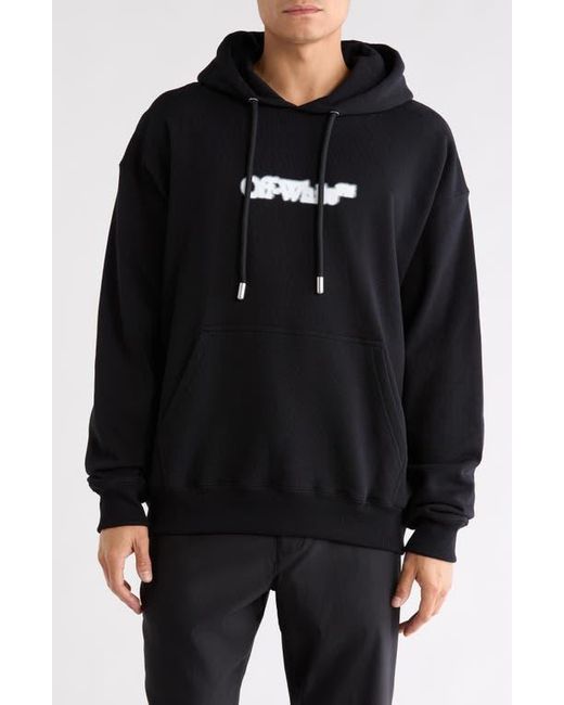 Off-White c/o Virgil Abloh Men's Black Spray Arrow Skate Hoodie