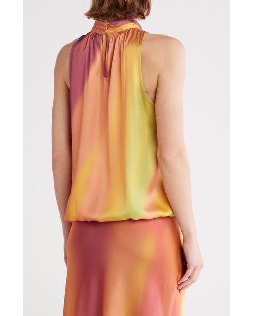 DR2 by Daniel Rainn Pink Satin Halter Top