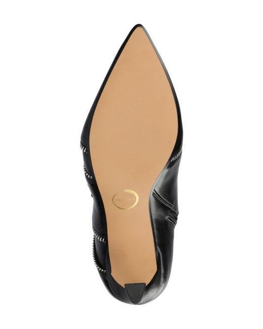 Journee Collection Black Catoa Zip Boot