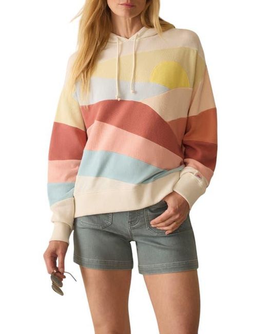 Faherty Brand Red Soleil Canyon Hoodie