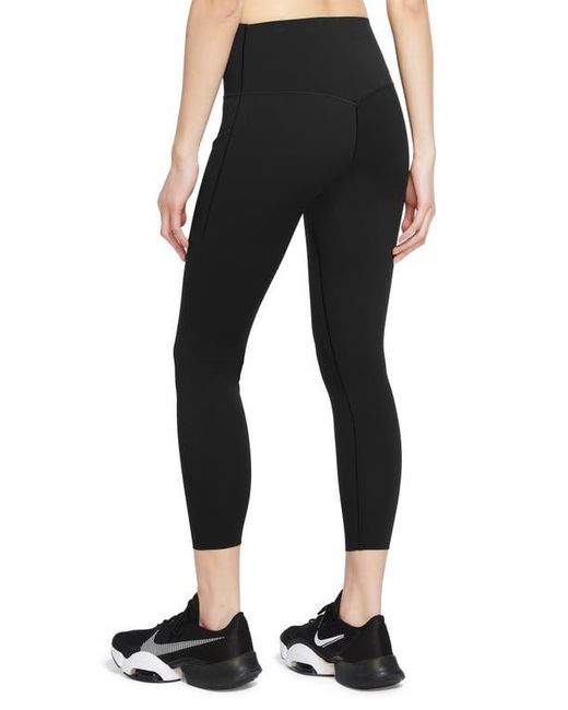 Nike Black Universa Medium Support High Waist 7/8 Leggings