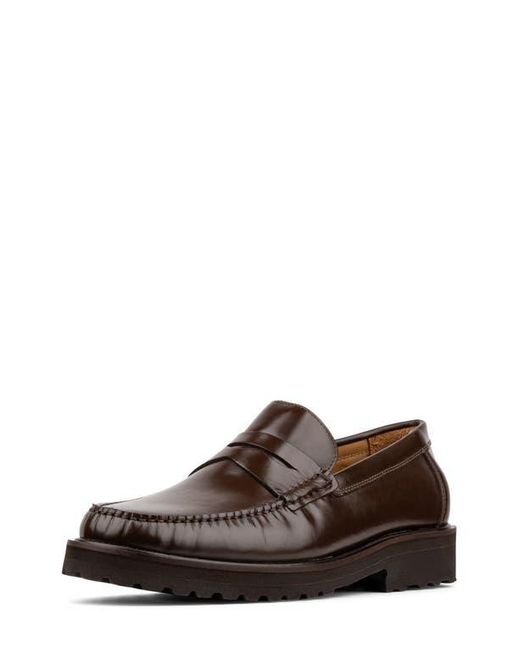 Donald J Pliner Brown Judd Penny Loafer for men