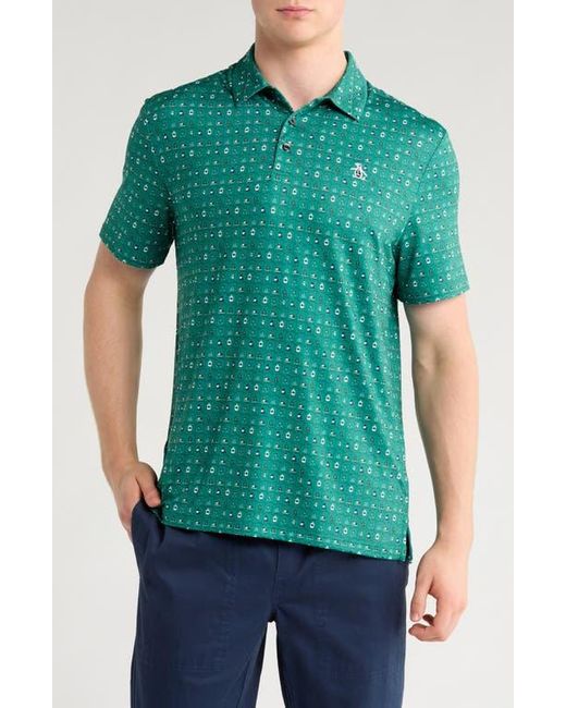 Original Penguin Green Jersey Polo for men
