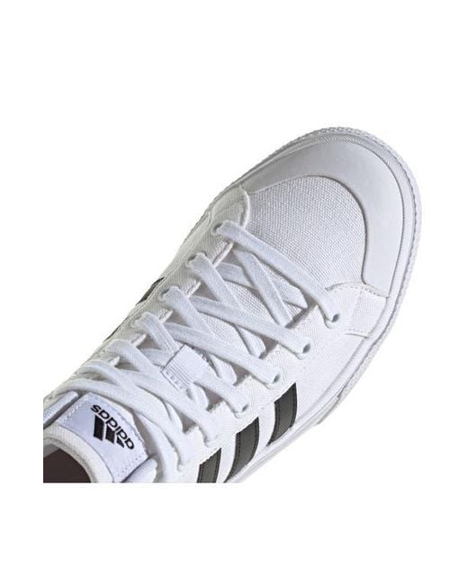 Adidas White Bravado 2.0 Platform Mid Skate Sneaker