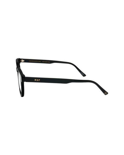Retrosuperfuture Black 52Mm Rectangular Optical Glasses