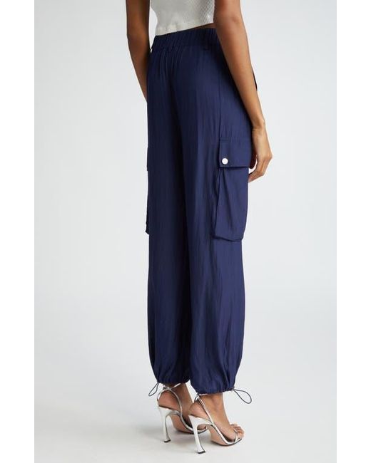 Ramy Brook Blue Mayme Cargo Joggers