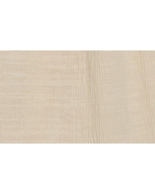 Max Studio Natural Puff Sleeve Top