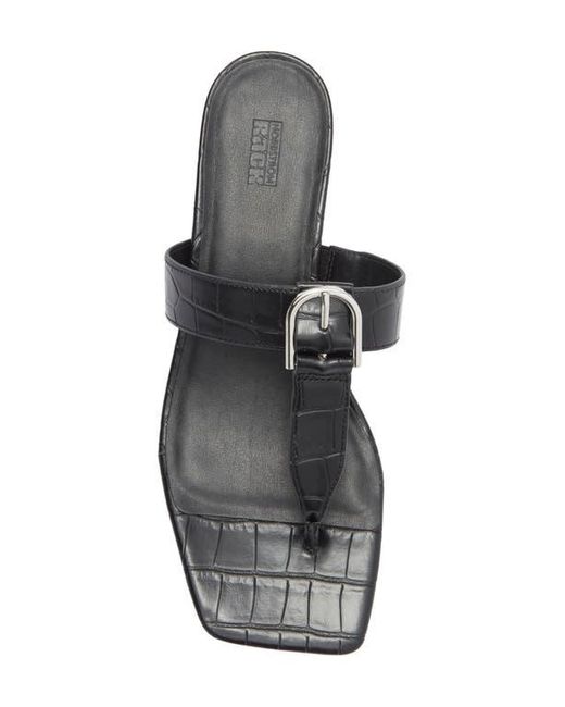 Nordstrom Rack Black Isabel Kitten Heel Sandal