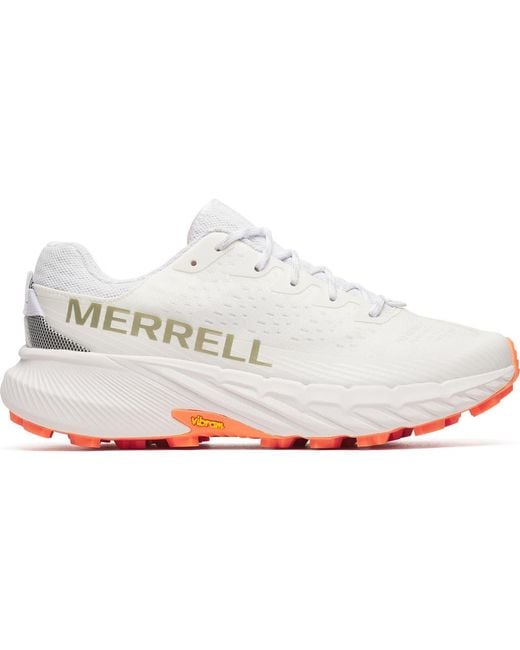 Merrell White Agility Peak 5 Running Shoe for men