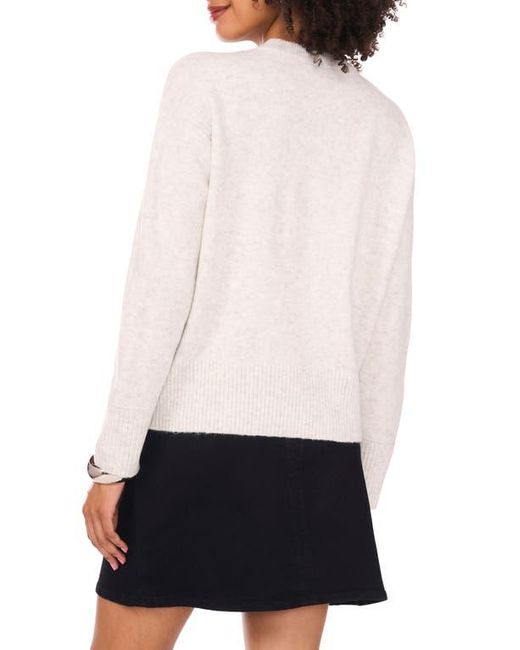 Vince Camuto White Relaxed Fit Sweater