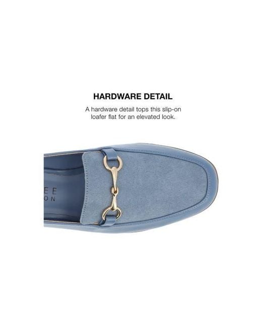 Journee Collection Blue Lainey Slingback Flat
