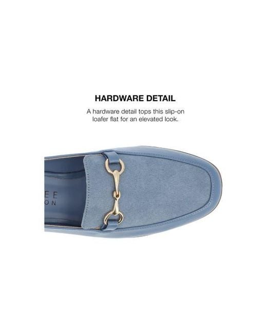 Journee Collection Blue Lainey Slingback Flat