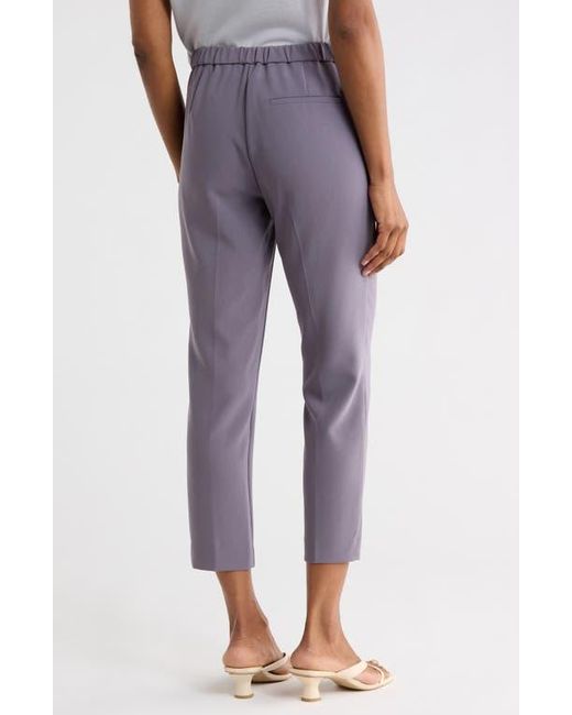 Theory Purple Treeca Pull-On Pants