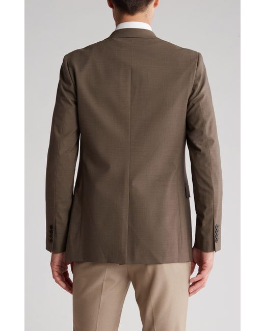 Theory Brown New Tailor Chambers Suit Jacket for men