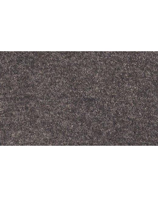 Halogen® Gray Tipped Crewneck Sweater