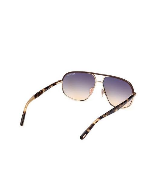 Tom Ford Multicolor Maxwell 59Mm Pilot Sunglasses for men