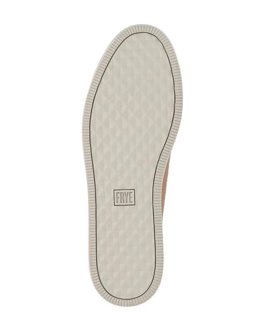 Frye Brown Astor Cap Toe Low Top Sneaker for men