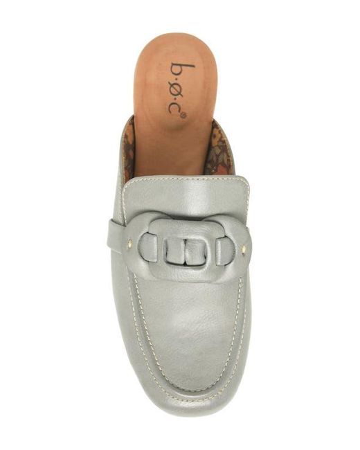 B O C BY BØRN Gray Pia Buckle Mule