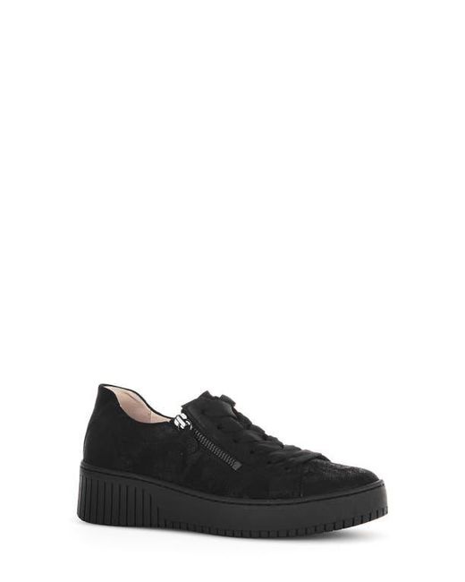 Gabor Black 63.334 Platform Sneaker