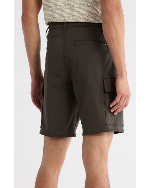 Billabong Black Quinn Hybrid Shorts for men