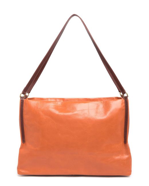 Hobo International Bantam Leather Shoulder Bag In Amber At Nordstrom ...
