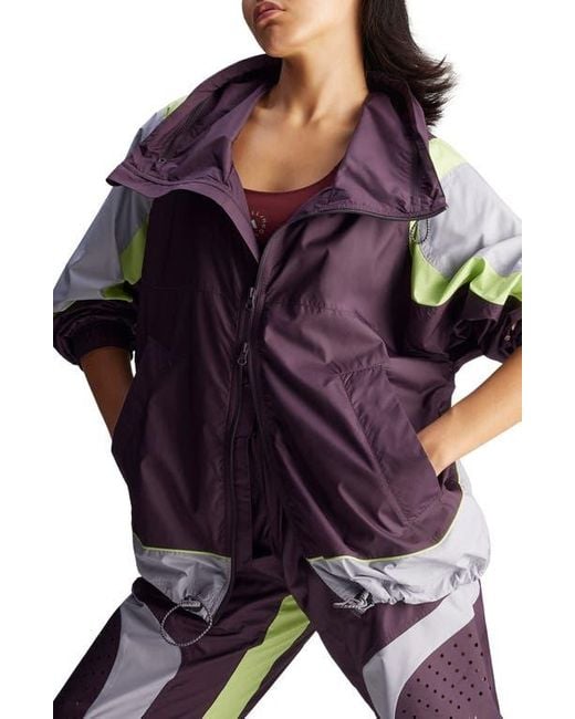 Adidas By Stella McCartney Purple Wind.Rdy Woven Track Jacket