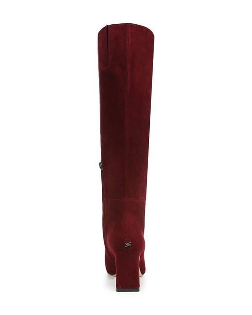 Sam Edelman Red Sylvia Knee High Boot