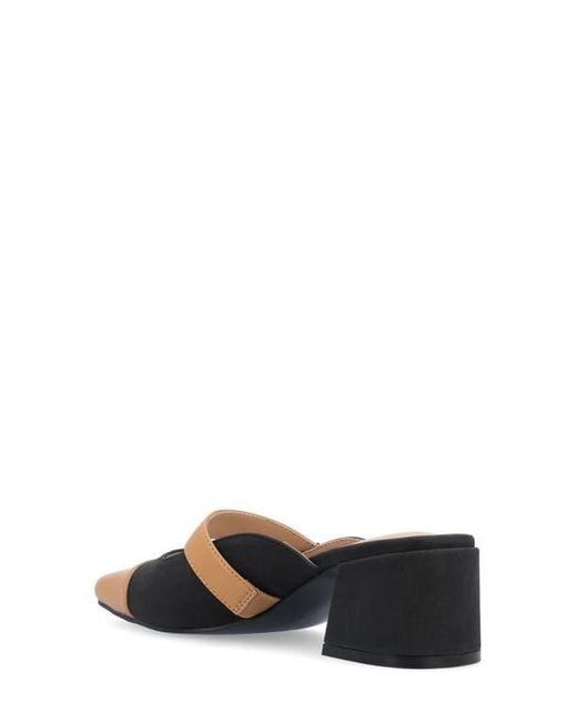 Journee Collection Black Dalla Pump