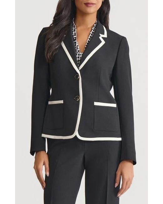Kasper Black Two Button Jacket