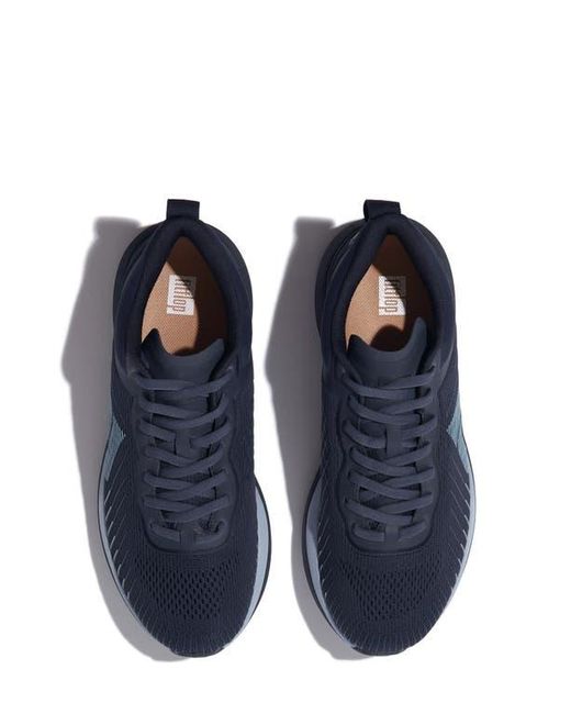 Fitflop Blue Ff Runner Mesh Sneaker
