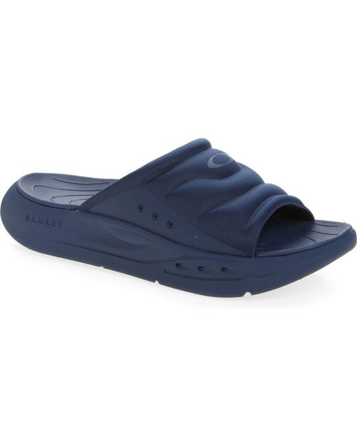 Oakley Blue Studio Slide for men