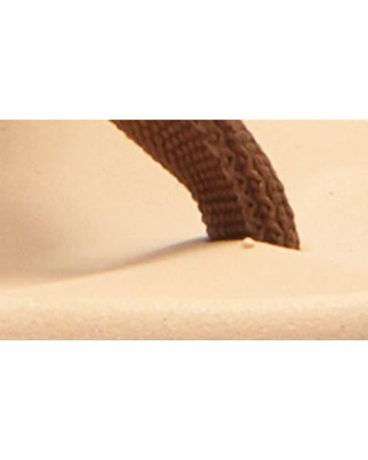 Mykos Brown Nami Platform Flip Flop