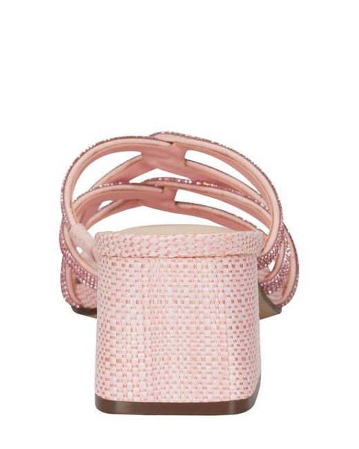 Unisa Pink Crystal Embellished Sandal