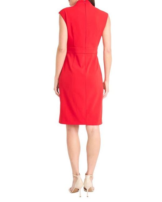 Maggy London Red Blazer Sheath Dress
