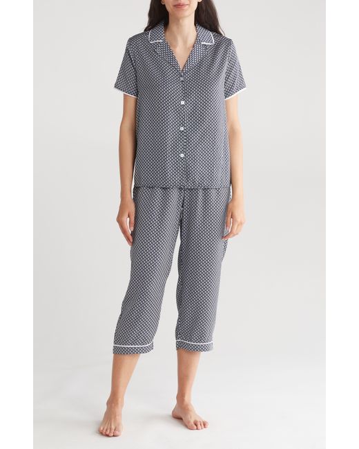 Anne Klein Blue Print Capri Pajamas