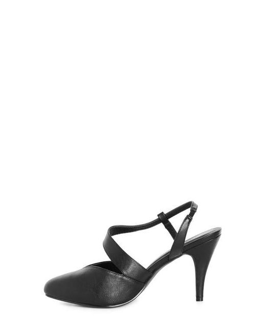 City Chic Black Helen Slingback Pump