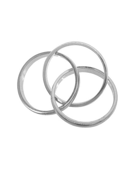 Adornia Gray Interlinked Ring