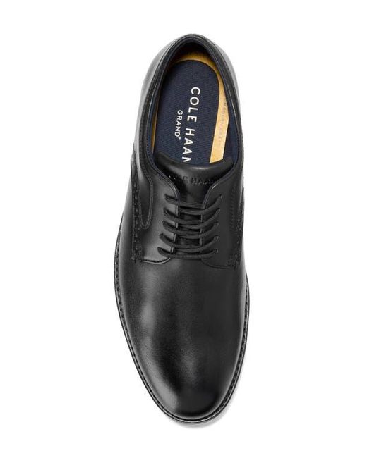 Cole Haan Black Flexgrand 360 Plain Toe Derby for men