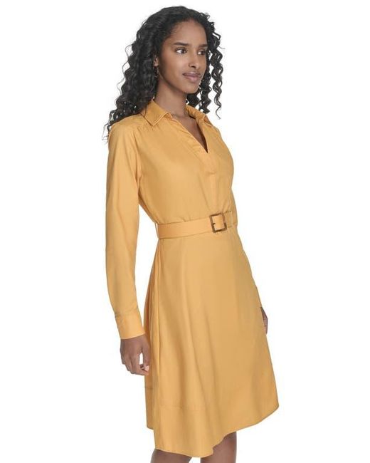 calvin klein mustard yellow dress Calvin Klein T Shirt Dress Women Medium Mustard Yellow Logo Casual Everyday  Wear